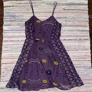 Purple Aztec Style Dress